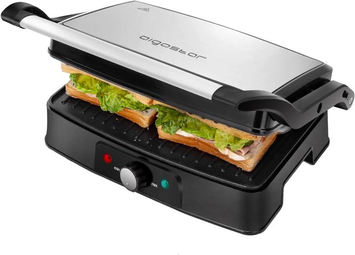 Image du produit Aigostar Machine à panini en acier inoxydable 1500W VDE