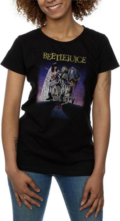 Produktbild Beetlejuice Distressed Poster TShirt aus Baumwolle (M)