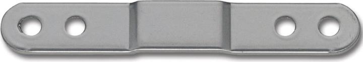Actual product image Connecting plate (mounting plate) drill ø 4.5mm for kitchen doors cranked L 162mm (1 pcs.)