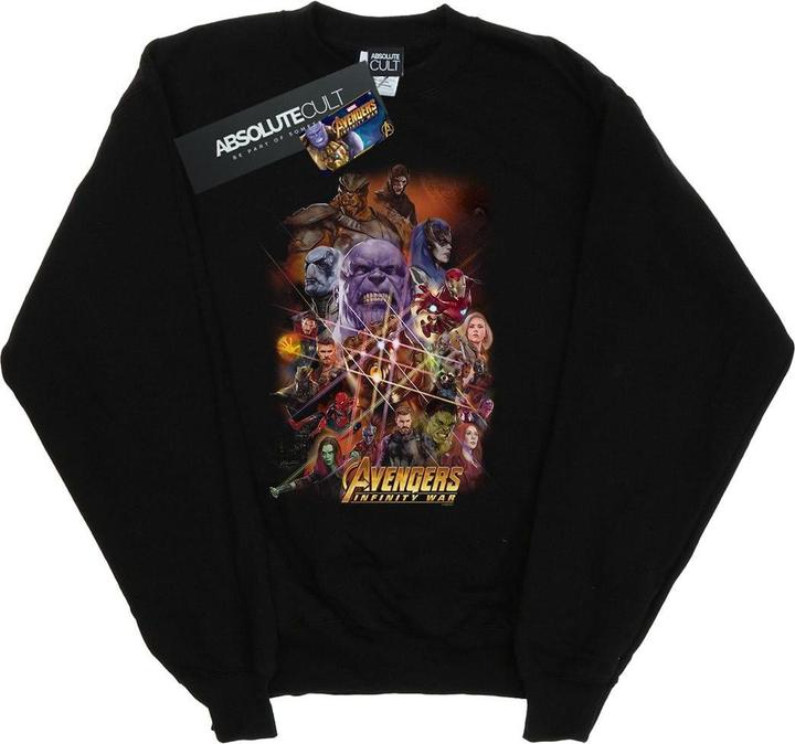 Avengers Infinity War Charakter Poster Baumwolle Sweatshirt