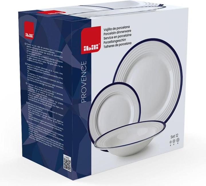 Actual product image Ibili 12-teiliges Set Provence 27.1-22.8-19.5 cm Für den täglichen Gebrauch geeignet (1 Piece)