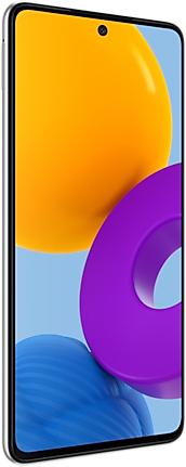 Produktbild Samsung Galaxy M52 (128 GB, White, 6.70", Hybrid Dual SIM, 64 Mpx, 5G)