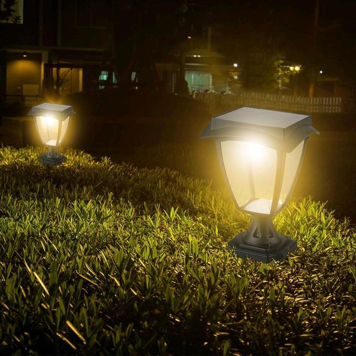 Produktbild V-TAC VT983 2W LED Solar Standleuchte Schwarzer Körper 3000K6000K IP44 (110 lm, IP65)