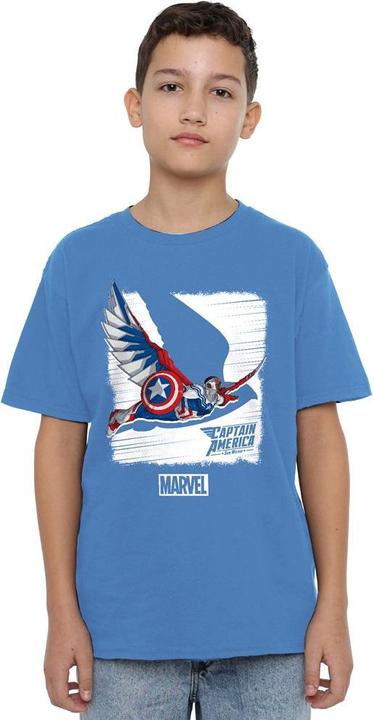 Actual product image Captain America Childrens/Kids Falcon T-Shirt (140)