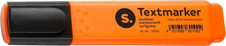Schäfer Shop Highlighter, with wedge tip, light resistant, quick drying, various writing colors, optional 1... (Orange, 1 x)