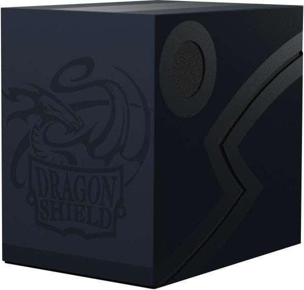 Immagine prodotto Arcane Tinman Sistemazione per cartucce - Deck Box Dragon Shield Double Shell: Revised Midnight (Bleu/Noir)
