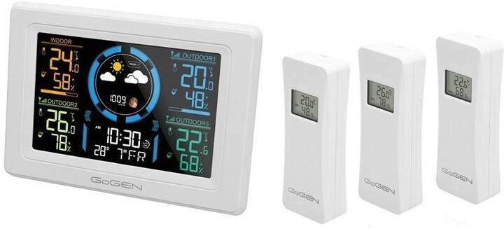 Actual product image GoGen Weather station ME 3397 White