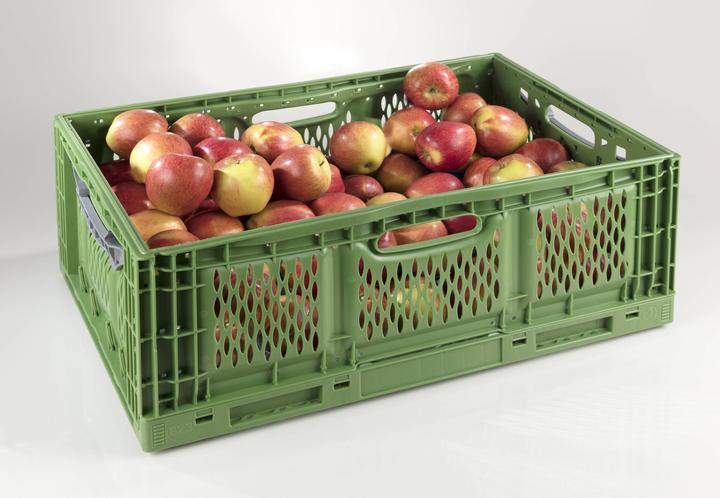 Produktbild Kunststoffbehälter Clever-Fresh-Box, klappbar, 40 x 30 x 16 cm