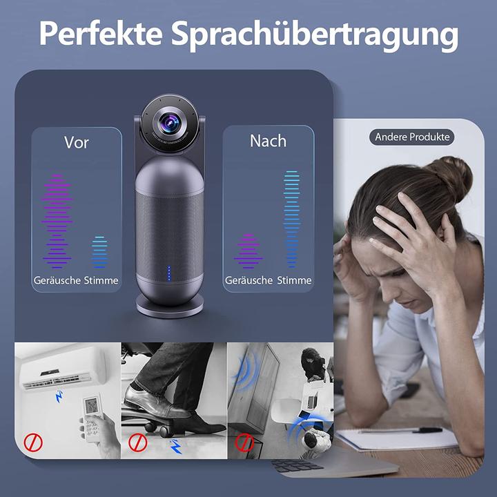 Produktbild EMeet Videokonferenzkamera Meeting Capsule mit 1080P