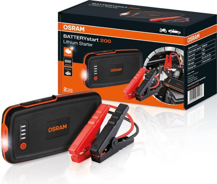 Image du produit Osram Démarrage de la batterie 200 (500 A, 6000 mAh)