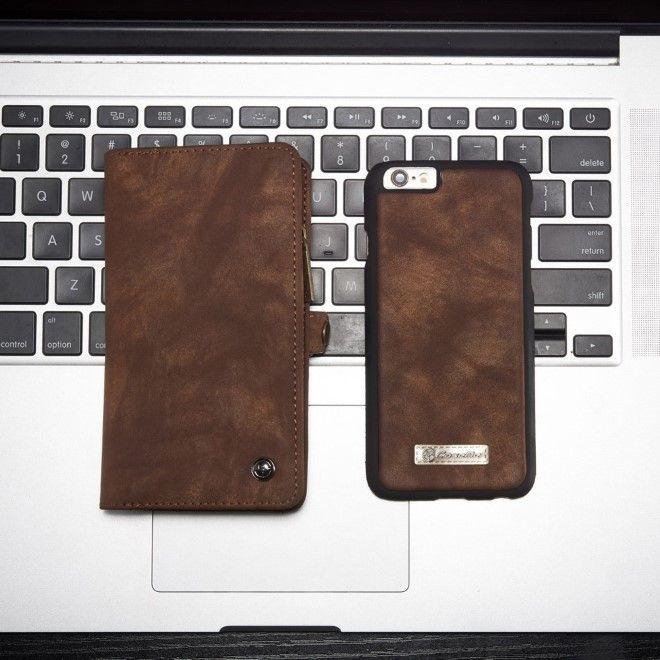 Produktbild Caseme Leder Portemonnaie mit Plastik Hülle (Apple iPhone 6, Apple iPhone 6s)