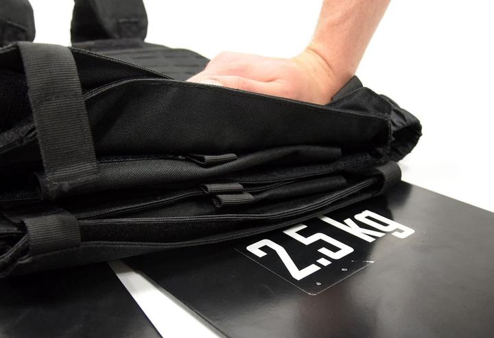 Image du produit Sveltus gilet de musculation réglable Pro (2 x 2,5 kg, 2 x 4 kg)