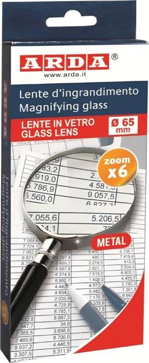 Image du produit Arda Magnifying, glass and plastic, Black, 65 mm