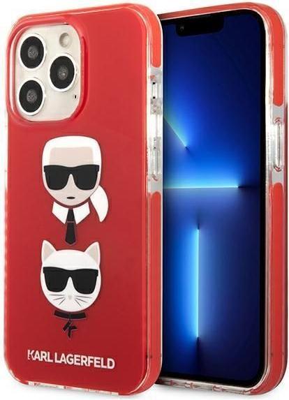 Productafbeelding Karl Lagerfeld Hardcover TPE Karl en Choupette Hoofdkoffer (Apple iPhone 13 Pro)