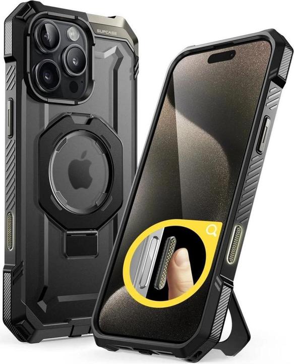 Produktbild Supcase Ub Grip Mag Magsafe Iphone 16 Pro Max Black (Apple iPhone 16 Pro Max)