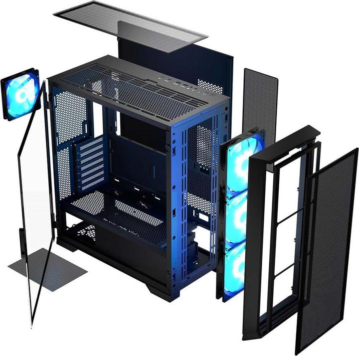 Produktbild Modecom Horizon ARGB czarna (Mini-ITX, mATX, E-ATX)