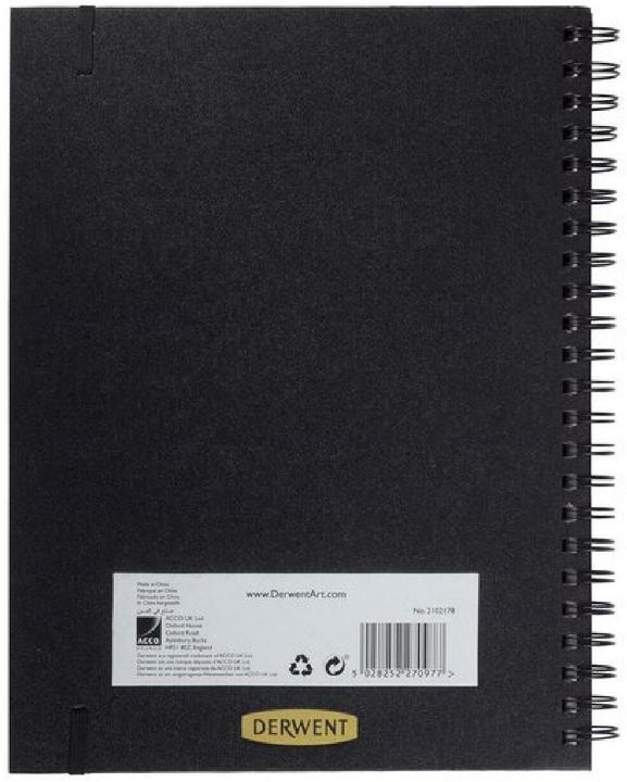 Produktbild Derwent Skizzenbuch (A4, Blanko, Harter Einband)