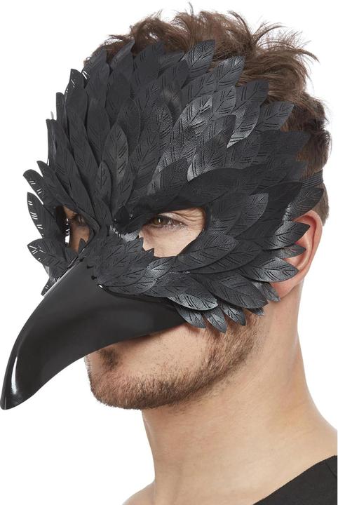 Immagine prodotto Smiffys Adulto Unisex Corvo Maschera Occhi (Costume)