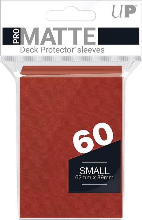Ultra Pro Red PRO Matte Deck Protector piccolo
