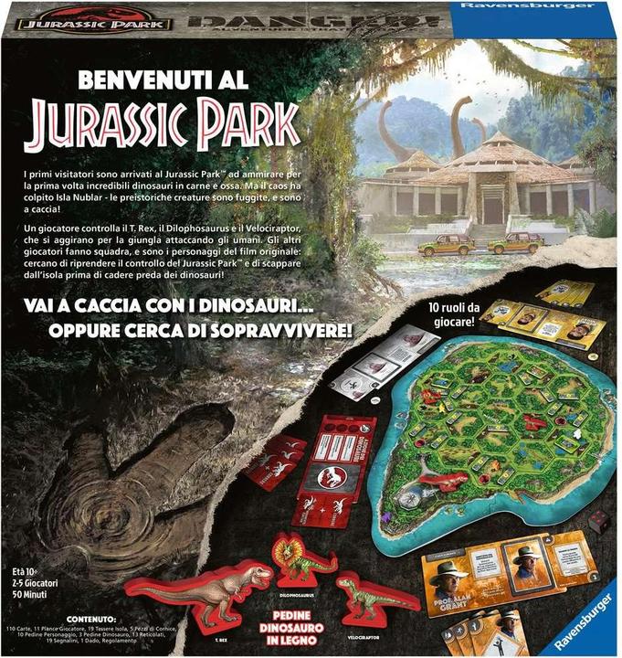 Productafbeelding Ravensburger Jurassic Park Gevaar - Ed. Italiaans