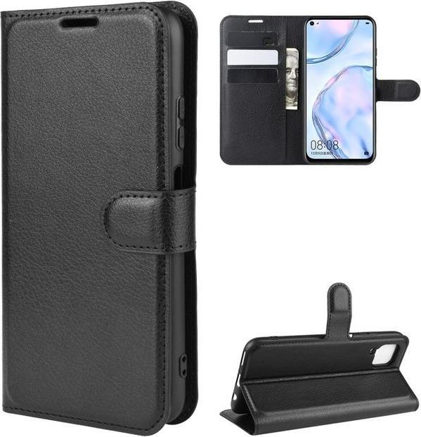 Actual product image MU Classic Litchi Leather Bookcover Series (Huawei P40 Lite)