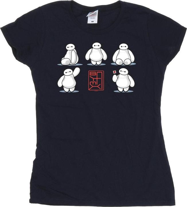 Image du produit Disney - T-shirt BIG HERO BAYMAX MANY POSES - Femme (L)