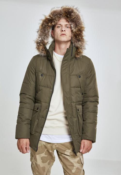 Actual product image Urban Classics Faux Fur Hooded Jacket (XXL)
