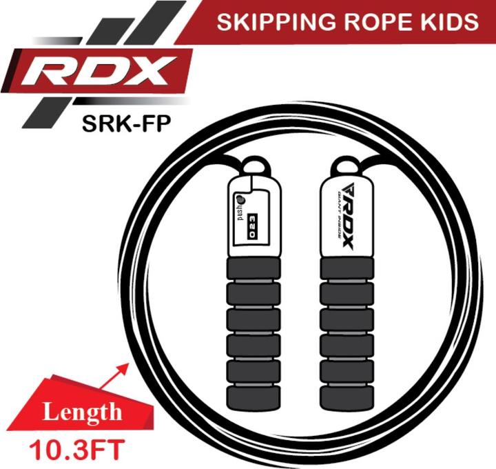 Image du produit Rdx FP Corde À Sauter Réglable De 3m10 Pour Enfants Avec Compteur (310 cm)