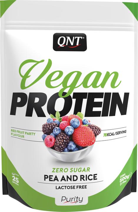 Image du produit QNT Vegan Protein Zero Sugar (Fruits rouges, 1 pcs, 500 g)