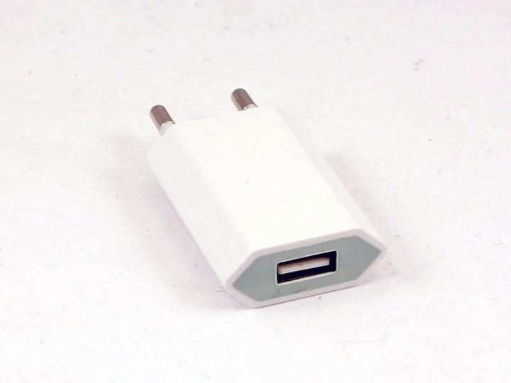 Produktbild TabLines TPA002 USB Power Adapter für Apple iPhone und iPod, weiss