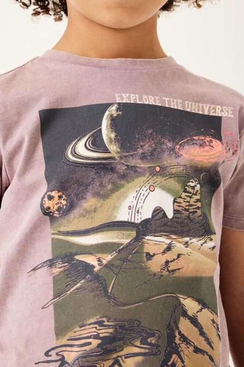 Produktbild Garcia T-Shirt explore the Universe marsala (98)
