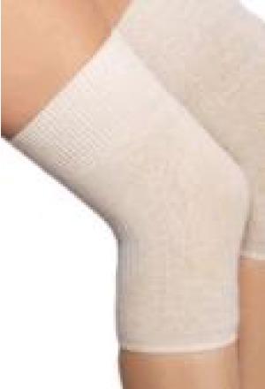 Actual product image Medima 305/20 Kniewärmer S tri-elastisch mit Rutschbremse natur 25% Angora