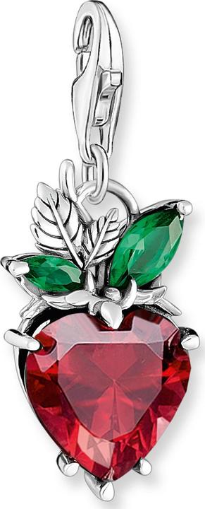 Actual product image Thomas Sabo Charm pendant strawberry silver (With stone(s), 925 silver)