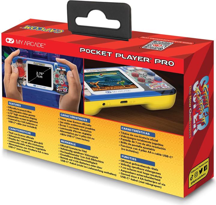 Immagine prodotto Sombo Giocatore tascabile retrò Street Fighter II