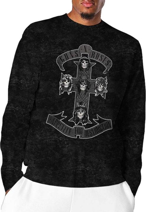 Universal Textiles Unisex Adult Cross Long-Sleeved T-Shirt