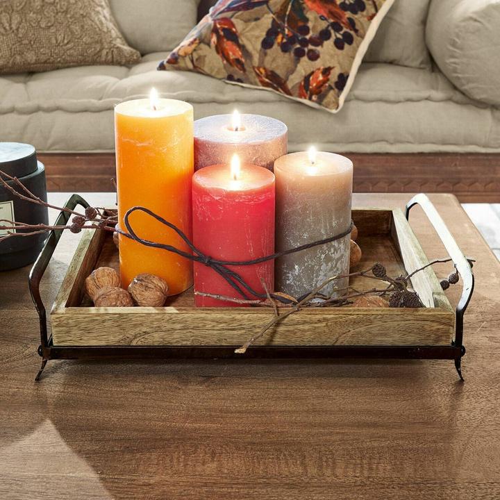Actual product image Loberon Tray Troyes brown / black