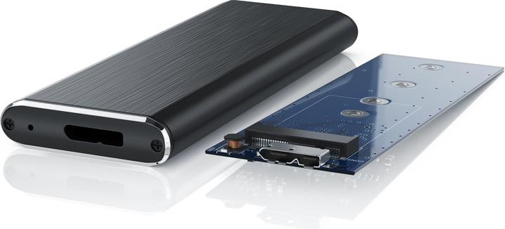 Produktbild CSL USB 3.0 Festplattengehäuse für M.2 SSD im 2280, 2260, 2242 & 2230 Format, Festplatten-Gehäuse (M.2 2230, M.2 2242, M.2 2260, M.2)