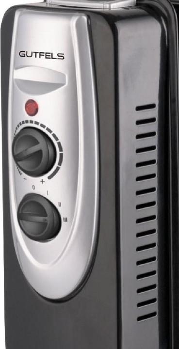 Image du produit Exquisit Radiateur à huile HR32007sw bk 7 ailettes (1500 W)