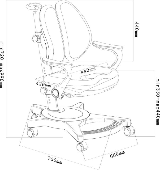 Image du produit En.Casa Partille (Chaise haute)