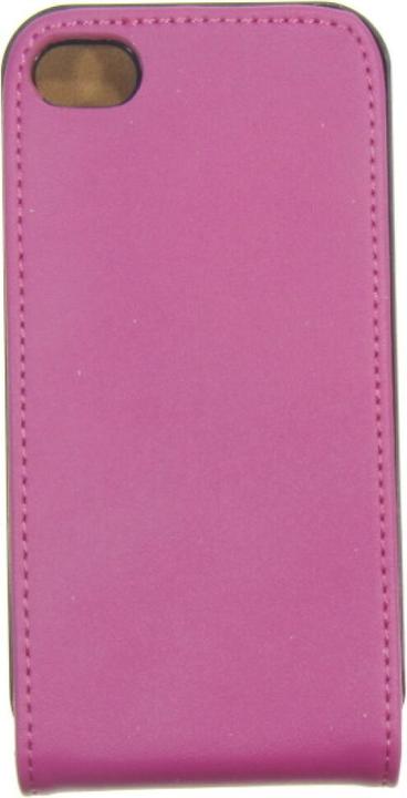 Produktbild OEM Slim Leather Flip Case for iPhone 4/4s hot pink (Apple iPhone 4, Apple iPhone 4s)
