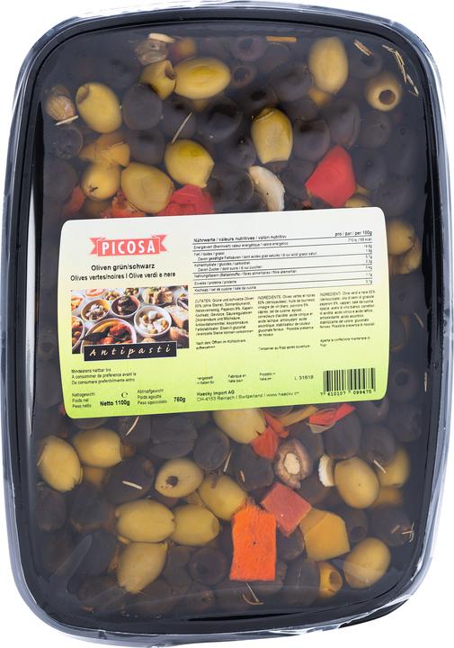 Produktbild Picosa Antipasti Oliven grün/schwarz 750g (1100 g)
