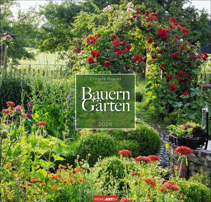 Actual product image Bauerngärten Kalender 2026 (48 x 46 cm, English, German)