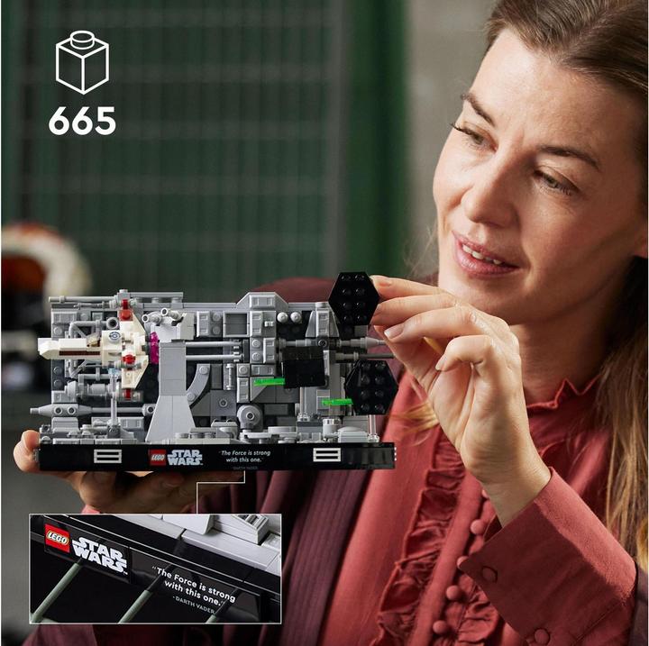 Immagine prodotto LEGO Diorama della corsa in trincea della Morte Nera (75329, LEGO Star Wars)