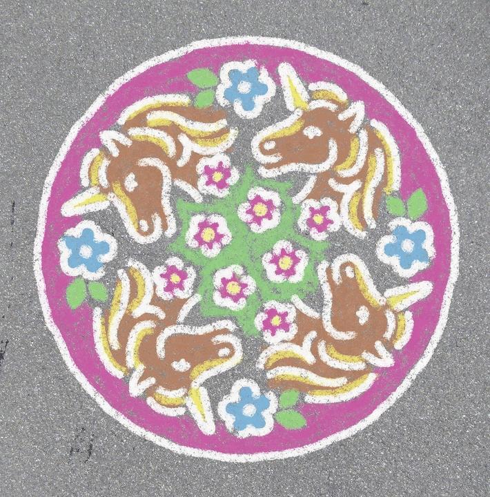 Produktbild Ravensburger Mandala-Designer - Outdoor Fantasy Horses (Mehrfarbig)