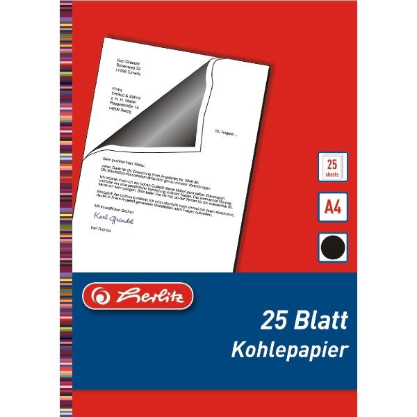 Produktbild Herlitz Kohlepapier (25 x, A4)