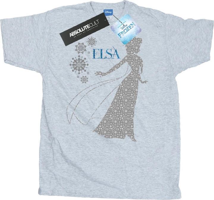 Disney Frozen Elsa Christmas Silhouette TShirt (S)
