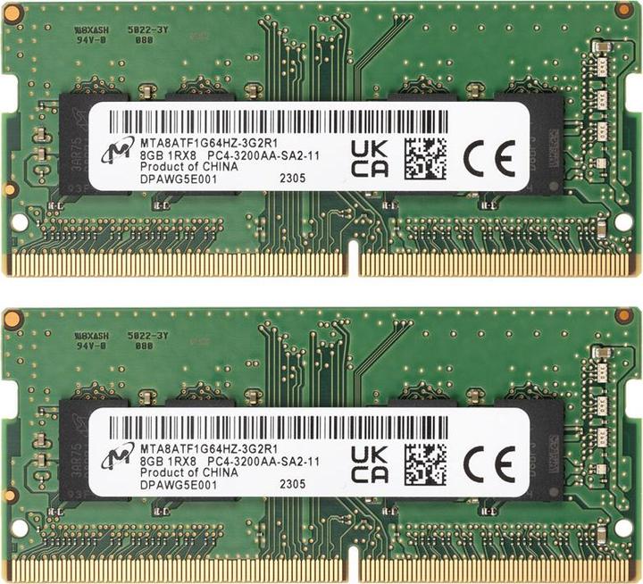 Image du produit Crucial Laptop Memory (2 x 8GB, 3200 MHz, RAM DDR4, SO-DIMM)