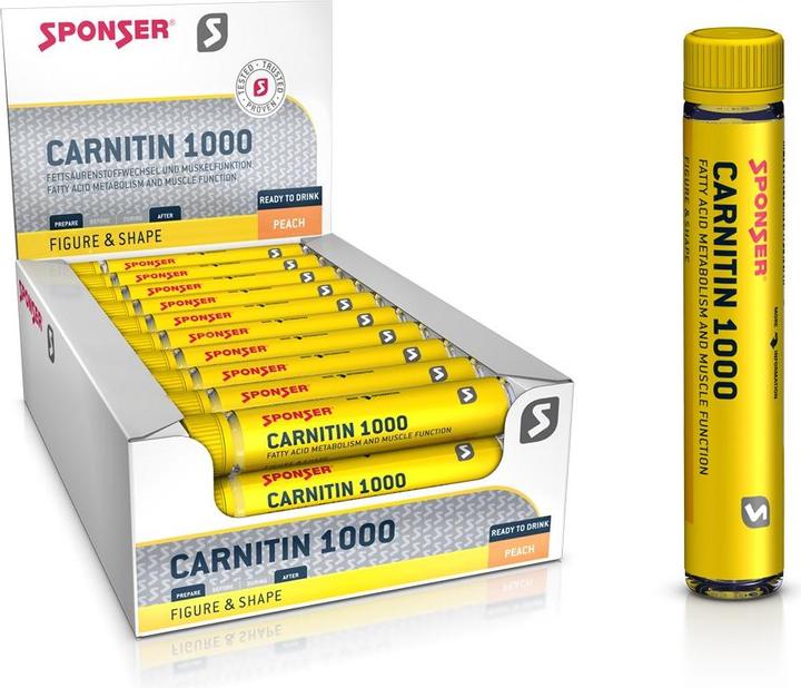 Sponser L- Carnitin 1000 (Pfirsich, 30 x)