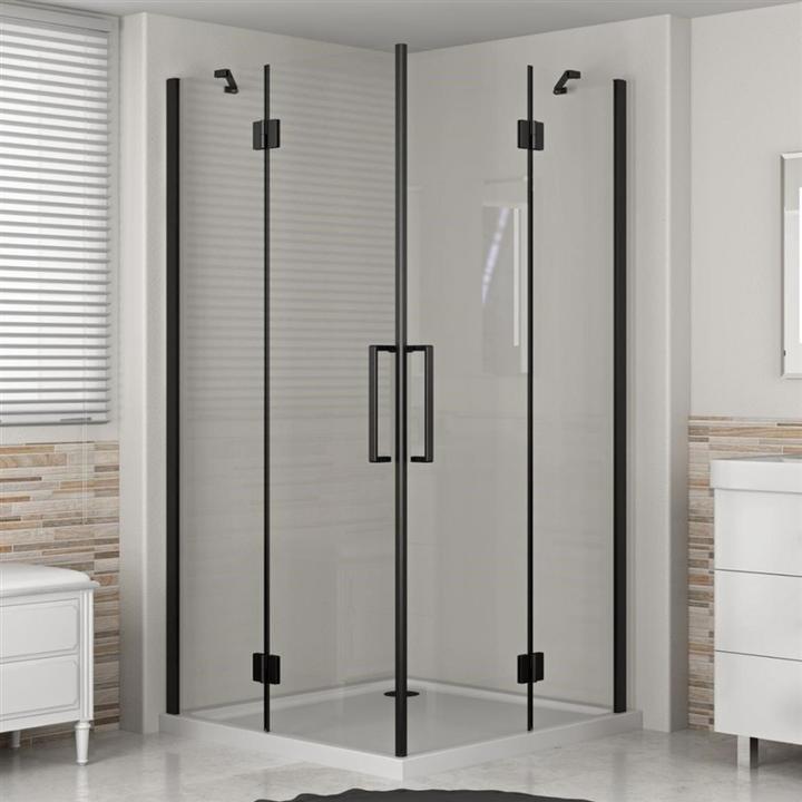 Produktbild Masterjero SHOWER ENCLOSURE 90X90X195CM 6MM BLACK