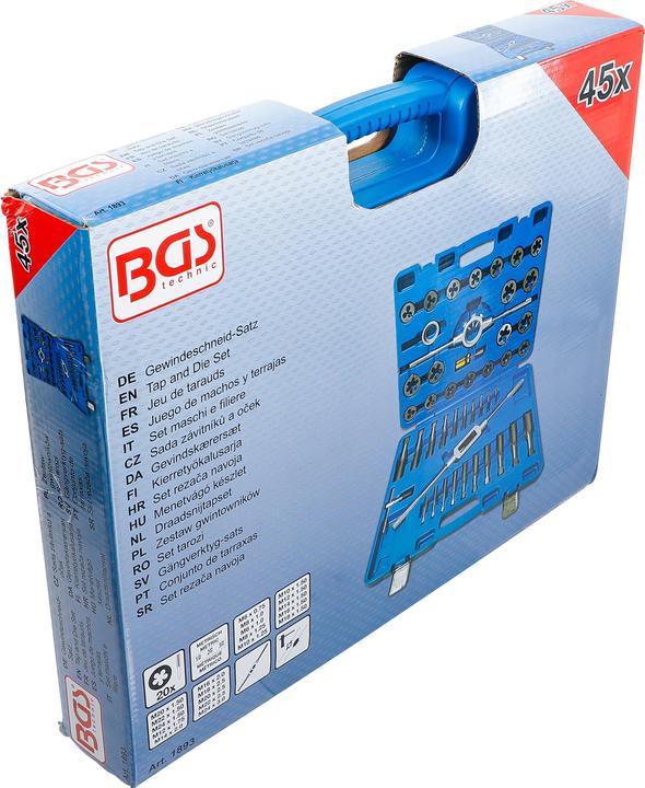 Produktbild BGS Gewindeschneid-Satz M6 - M24 45-tlg.